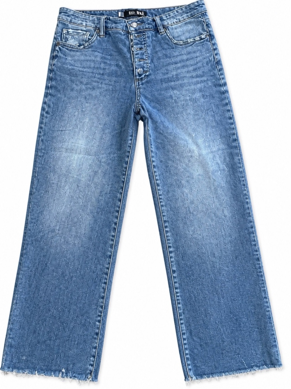 Kut from the Kloth Light Blue Denim Belted Waist Jeans Size 10